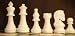 Sporting Goods : ChessCentral's Champion Weighted Plastic Chess Set - Black and Ivory with Green Board and Storage Container