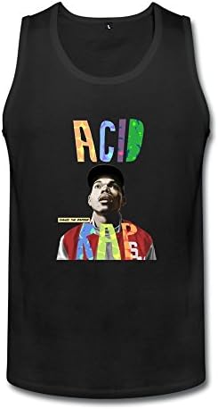 JUJ Chance The Rapper Men's Tank Black Large