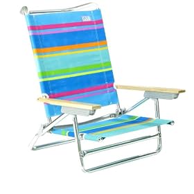 Lay Flat 5 position Beach Chair by Rio - S914
