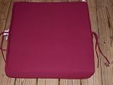 Braddock Heights Outdoor Patio Ottoman Cushion ~ Burgundy ~ Shipping Included in Price