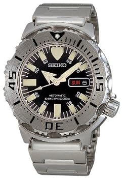 Seiko #SKX779K Men's "Black Monster" 200M Automatic Diver Watch