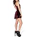 Sheoutfit Women's Hot Velvet Skater Dress