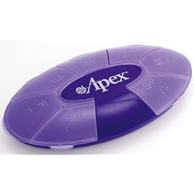 Weekly Pill Turtle XL by Apex Healthcare Products