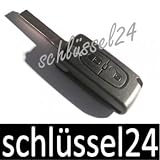 Zoom Produkt-Bild: Klappschl&uuml;ssel Geh&auml;use Citroen C2 C3 C4 C5 C8 Xsara 2 Tasten Schl&uuml;ssel