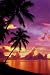 Tahitian Sunset, Photography Poster Print, 24 by 36-Inch