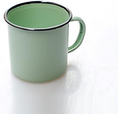 EXTRAFUNN ENAMEL CAMPING COFFEE TEA MUG BEAKER CUP RED 8cm (Green)