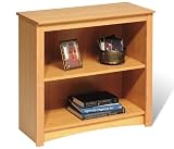 Maple 29 High Two Shelf Bookcase