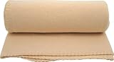 50 x 60 Warm and extremely soft Fleece Blankets Throw Set of 4 pieces Employee gifts - Khaki