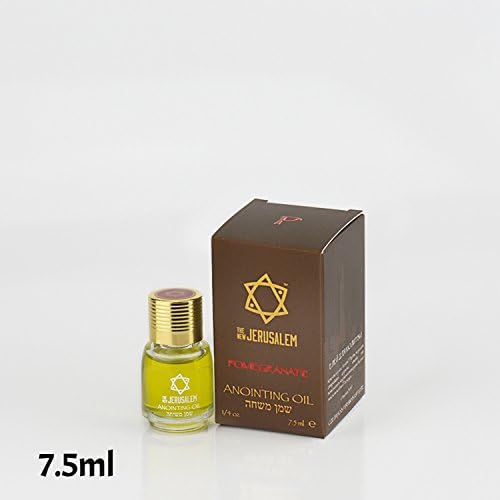 The New Jerusalem 74935 Anointing Oil - Pomegranate-Clear Glass Bottle - 0.25 oz.