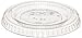 Dixie PL2C Plastic Lid Fits 1.5 oz. and 2 oz. Dixie Plastic Souffle Cups, Clear (24 Sleeves of 100)
