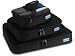 Lewis N. Clark Frontier Packing Cubes (3 pc set) (Black)