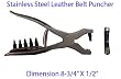 SE 7926LP 8-3/4-Inch Professional Leather Punch Plier from Grace Marketing- HI