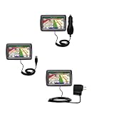 Deluxe Kit for the Garmin Nuvi 860 includes a USB cable with Car and Wall Charger - Gomadic Brand w/ TipExchange Technology