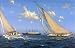 Britannia and Other Yachts, Racing in the Solent, 1912
