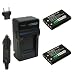 Wasabi Power Battery and Charger Kit for Pentax D-LI78, D-L178, Optio L50, M50, M60, S1, V20, W60, W80