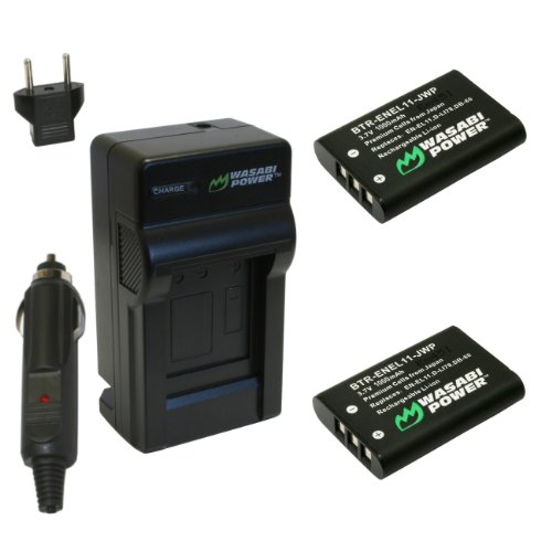 Wasabi Power Battery and Charger Kit for Pentax D-LI78, D-L178, Optio L50, M50, M60, S1, V20, W60, W80