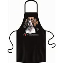 Hunde Haustier Deutsch Kurzhaar Schürze für Tierfreund one Size Fb schwarz