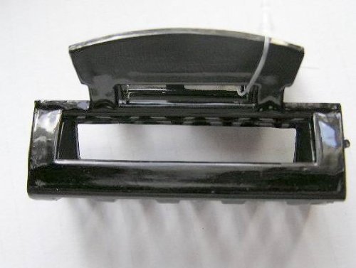 Large Black Open Square Hair Claw/Hair Clip