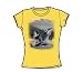 Wildlife - Breaching Orcas - Jrs Trans Yellow Sheer Cap Slv T For Women