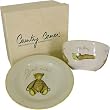 C'est Moi - Teddy Bear - Boxed Dinner Set for Child, Plate and Bowl Included