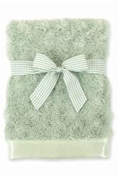 Bearington Baby - Small Swirly Snuggle Blanket (Green)