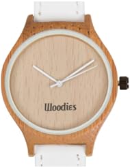 Bamboo Watch with Leather Strap