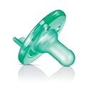 Philips 2 Pack AVENT Soothie Pacifier, Green, 0-3 Months