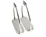 Korsteel Shimmer Engraved Stirrup Irons