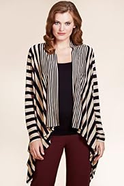 Per Una Open Front Striped Cardigan with Camisole