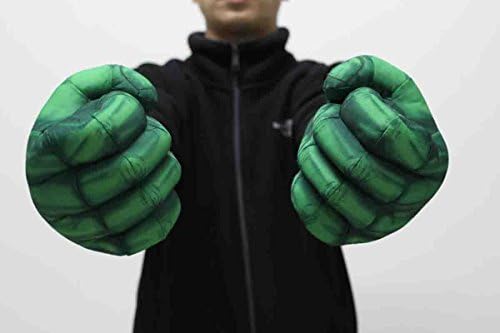 Green Cosplay the Hulk Stuffed Gloves 1 Pair Kids Gift