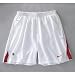 Sports : NIKE Trainingsshorts M&auml;nner, wei&szlig;/rot