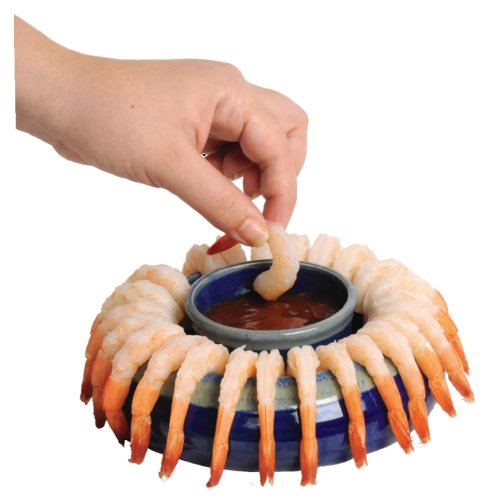 Tumbleweed Pottery Shrimp Server
