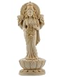 Hand-Casted Standing Lakshmi Statue with Exquisite Detail