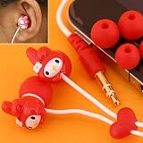 FitsPod マイメロディ ステレオイヤホン・ミニ レッド SAN-49RD