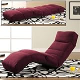 LifeStyle Solutions Jet Curved Chair Chaise Lounge