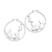 Playboy Hoop Earrings Crystalline EYE