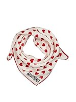 MOSCHINO CHEAP AND CHIC Pañuelo 35261120 (Blanco / Rojo)