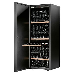 EuroCave Comfort 266 Wine Cellar -1-Temp -Black - Left Hinged Solid Door