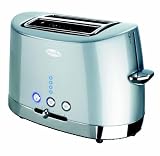 Breville PT45 Silver 2 Slice Toaster wth Stainless Steel Base