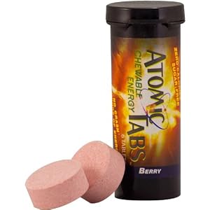Atomic Tabs Chewable Energy - Berry - 6 Serving Container