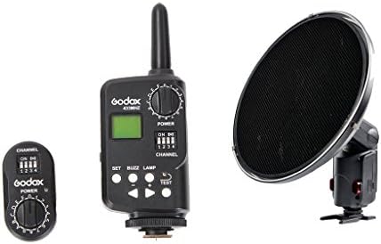 Godox Wireless Trigger + Receiver + Dish with Grid for WITSTRO Speedlite Flash