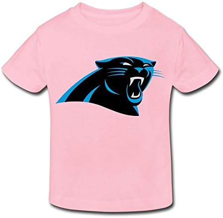 HEJX Toddler Kids Sport Carolina Panthers Logo T Shirt LightPink Age 5-6 Toddler