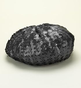 Older Girls Sequin Beret Hat