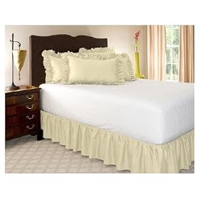 New Queen Size Dust Ruffle / Bed skirt