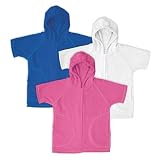 Zip-Up Hoodie Coverup Size: 3 - 4 Year, Color: White