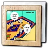 Dust Mites - 6 Inch Tile Napkin Holder