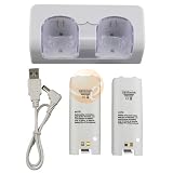 NEW 2 Battery Packs + Remote Controller Charger for Wii