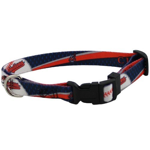 Cleveland Indians Pet Dog Collar (Medium)