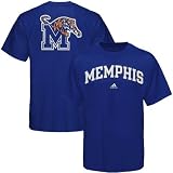 adidas Memphis Tigers Royal Blue Relentless T-shirt