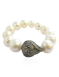 Sterling Silver 3.19ct Diamond Cord Beads Bracelet Party Jewelry